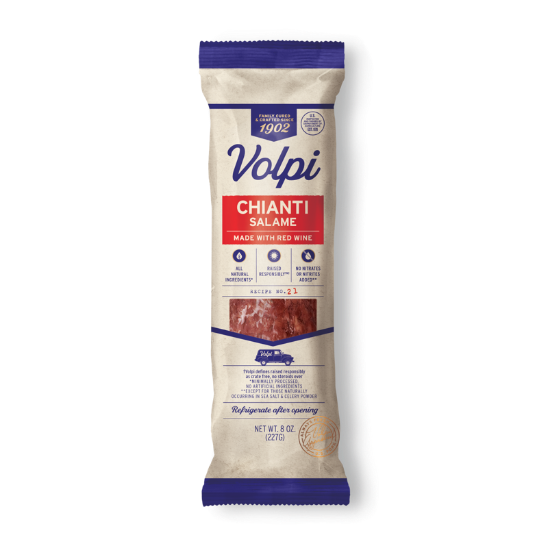Chianti Salame Made With Red Wine Volpi Foods