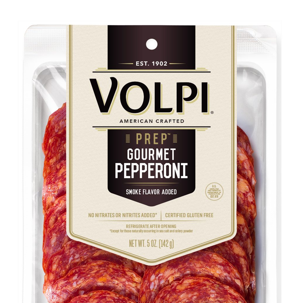 Presliced Gourmet Pepperoni Volpi Foods