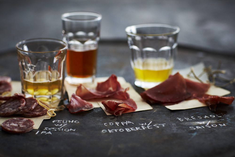 Craft Beer and Salumi Pairing Volpi Foods