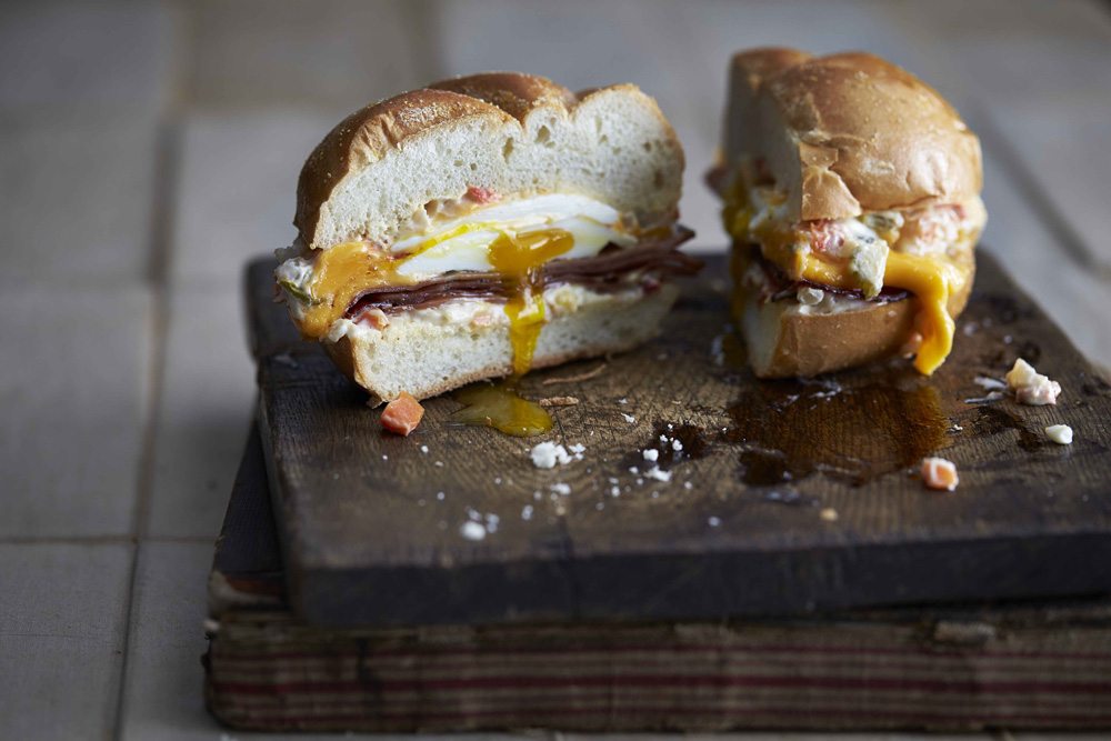 Egg and Mortadella Sandwich Volpi Foods