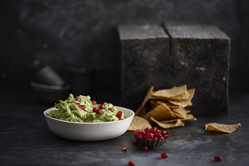 The Best Guacamole with Pomegranate Seed Volpi Foods