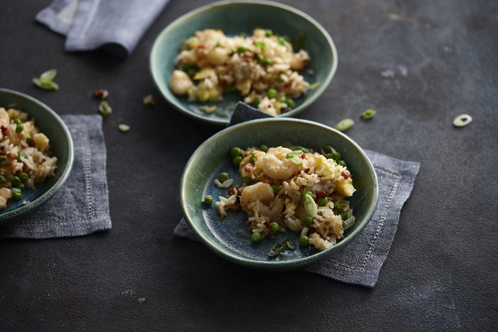 Pancetta and Shrimp Fried Rice Volpi Foods St. Louis, MO