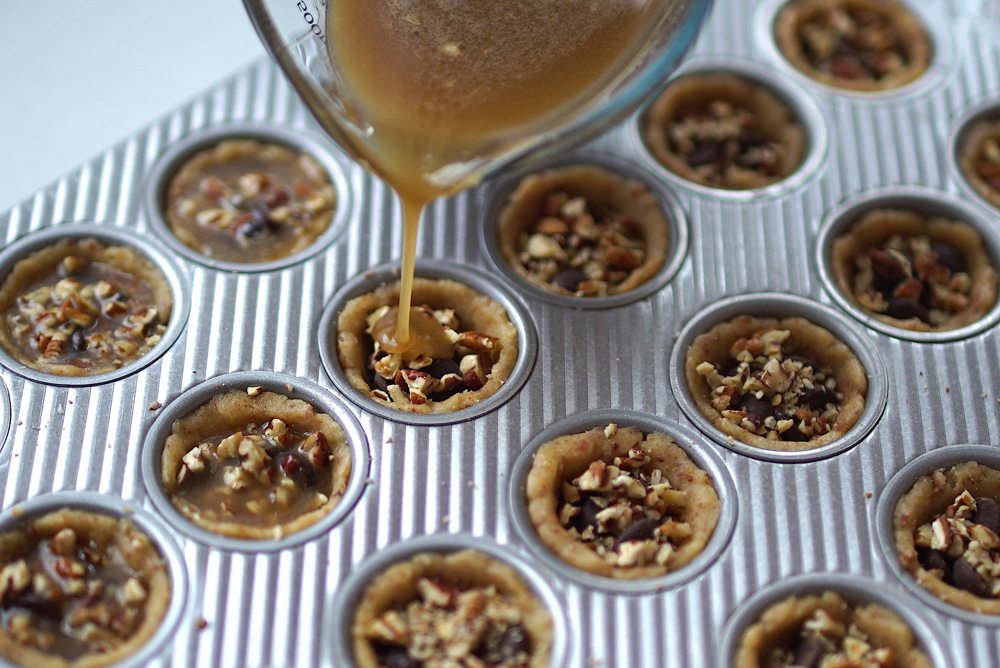Mini Kentucky Race Day Chocolate Bourbon Pecan Pies Volpi Foods