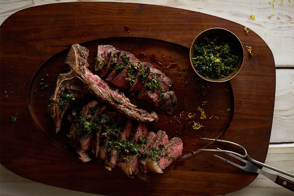 Steak Fiorentina with Gremolata (Bistecca Fiorentina) Volpi Foods