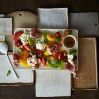 Caprese Salad with Prosciutto Hero