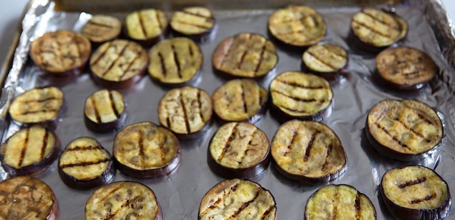 Grilled Eggplant with Spiced Yogurt Sauce 3