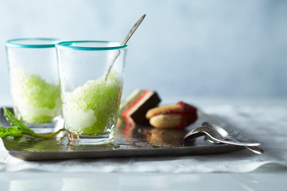 Honeydew and Midori Granita Volpi Foods