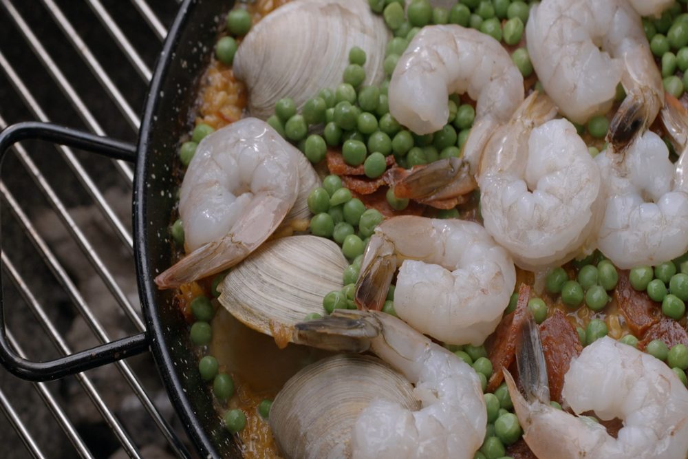 Grilled Seafood Paella Volpi Foods