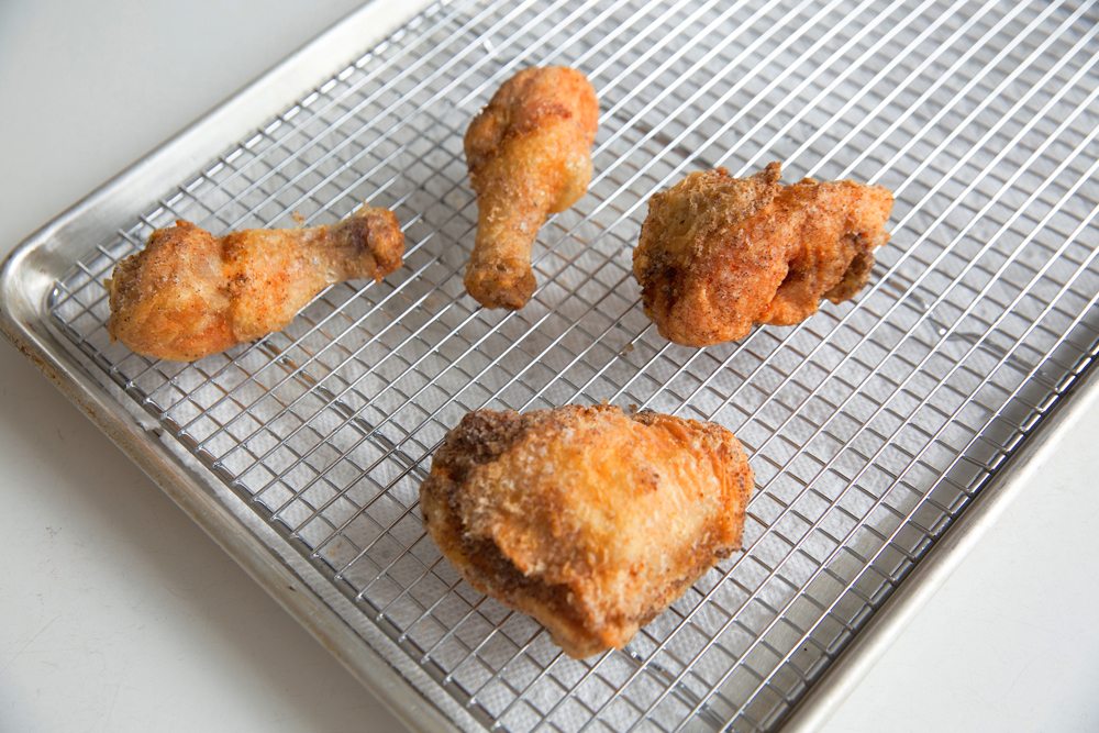 Fried Chicken with Pancetta Cream Gravy Volpi Foods