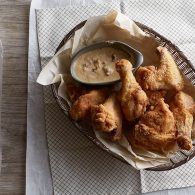 Fried Chicken with Pancetta Gravy Hero
