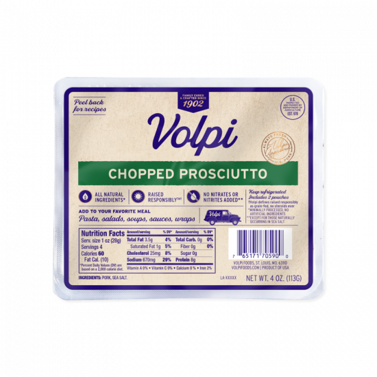 Chopped Prosciutto Volpi Foods
