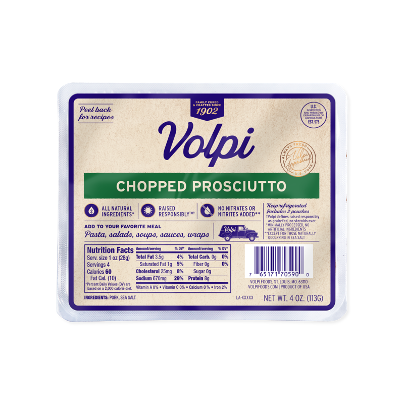 Chopped Prosciutto Volpi Foods
