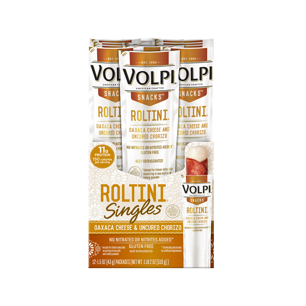 Roltini Singles with Mozzarella & Prosciutto Snack Food Volpi Foods