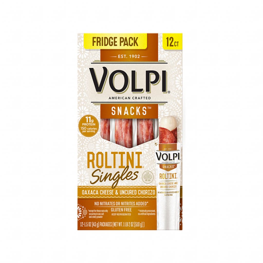 Roltini Singles with Mozzarella & Prosciutto Snack Food Volpi Foods
