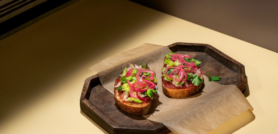 Volpi Classic Smoked Trout Bresaola Tartine