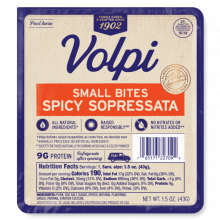 Volpi Small Bites Spicy Sopressata 22707 Volpi Foods 1