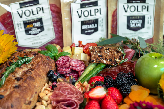 Volpi Prep Sliced Meats with Charcuterie Board