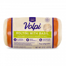 Roltini With Basil Mozzarella Cheese Prosciutto Roll Volpi Snacks Volpi Foods