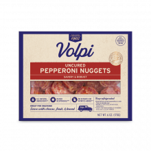 Uncured Pepperoni Nuggets Savory Robust Volpi Foods