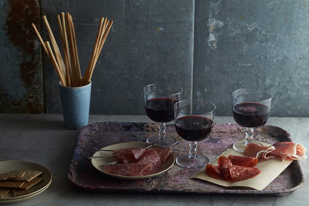 salami and Argentine red wine pairing