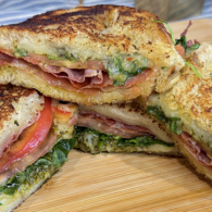 ProsciutttoTomato Grilled Cheese HERO