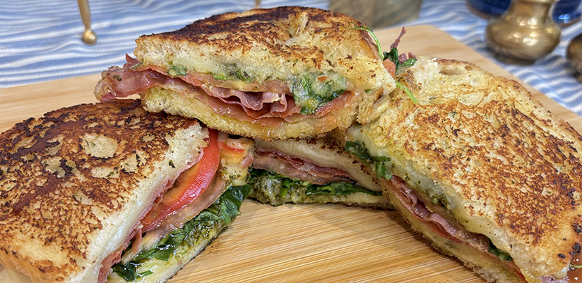 ProsciutttoTomato Grilled Cheese HERO
